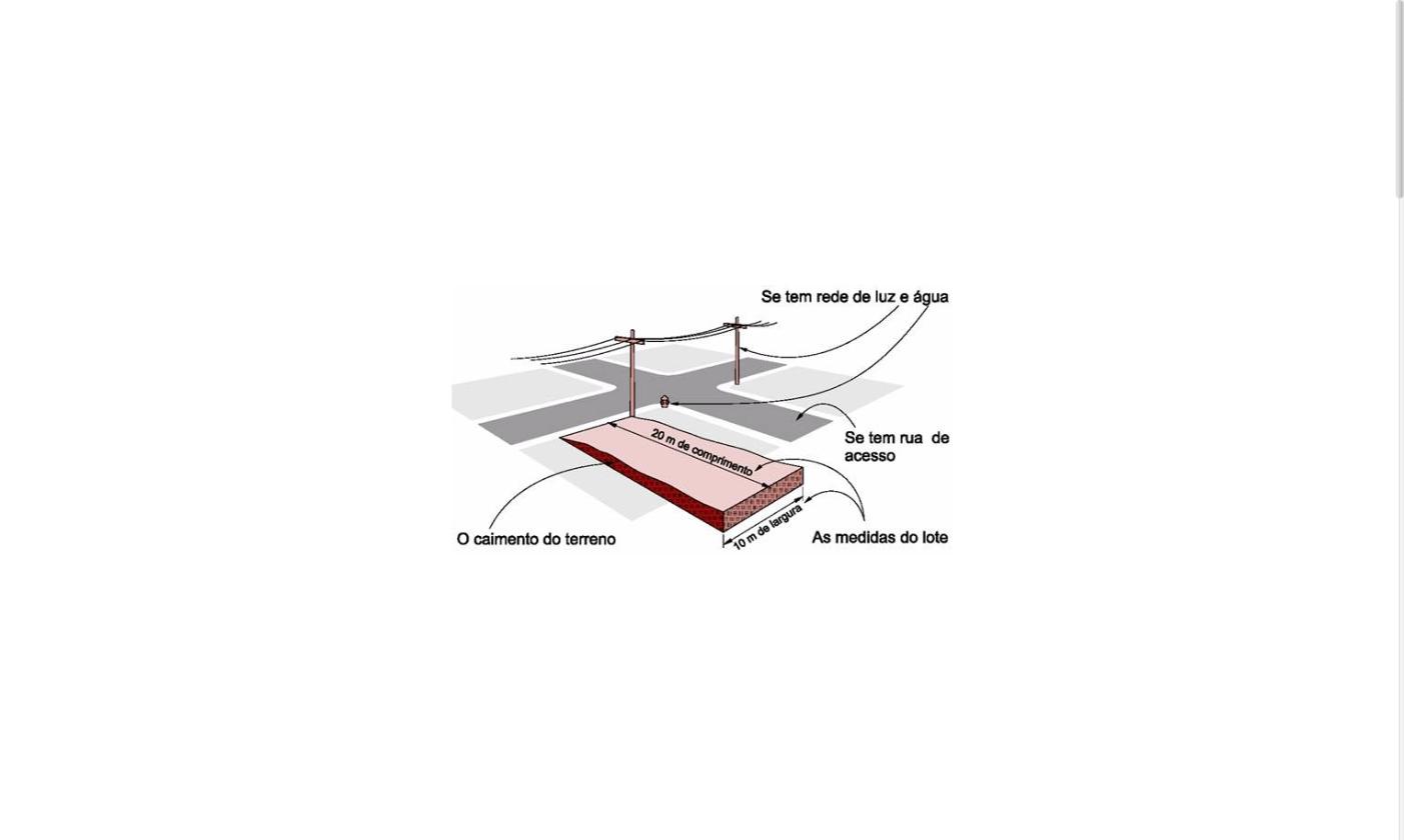 Características do terreno para construção